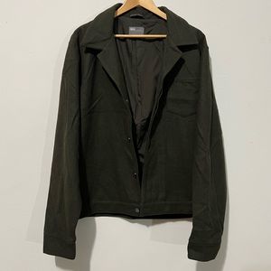 Olive green Shirt Jacket